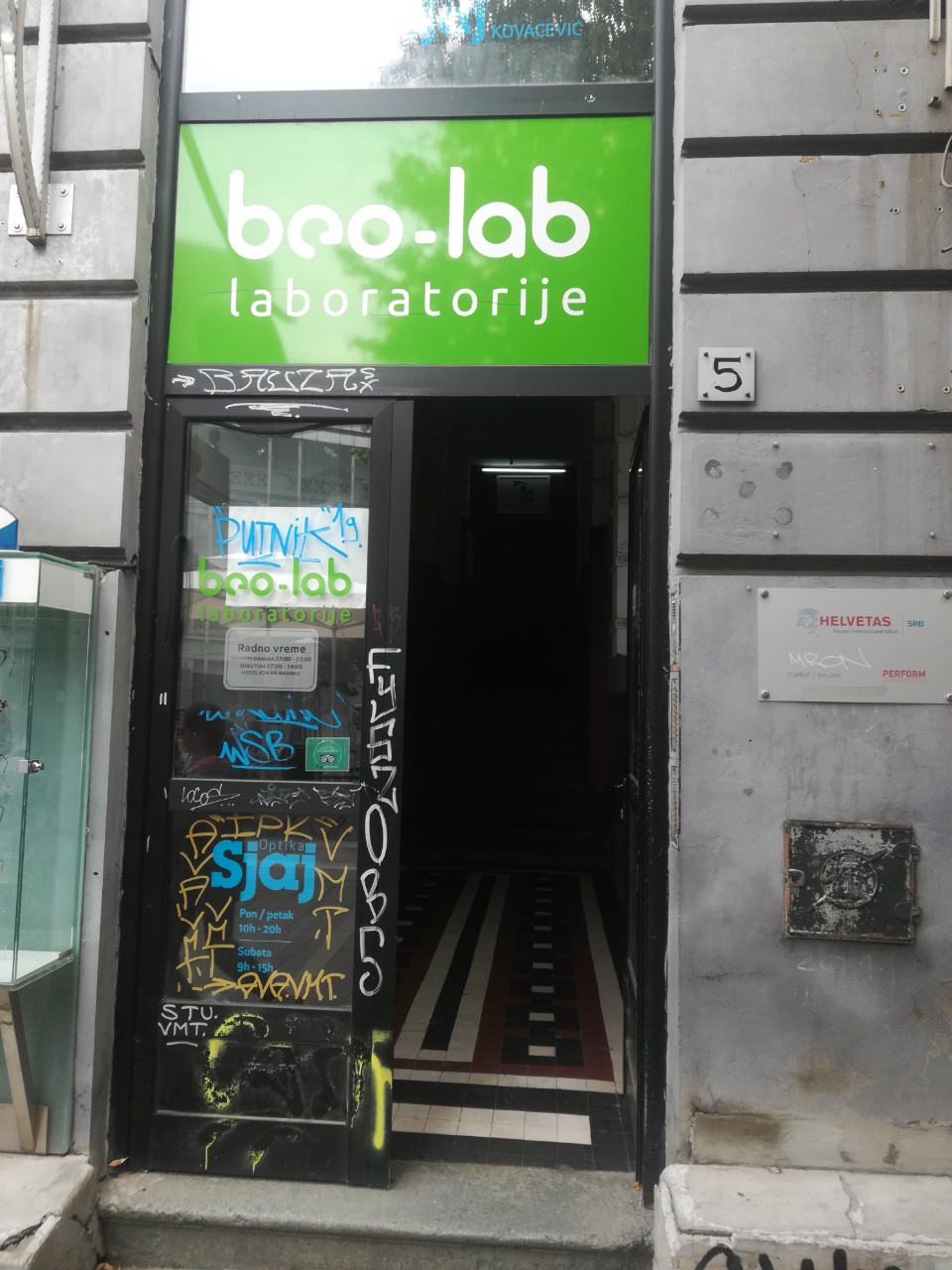 Beo-lab laboratorija Vračar Njegoševa 5 3