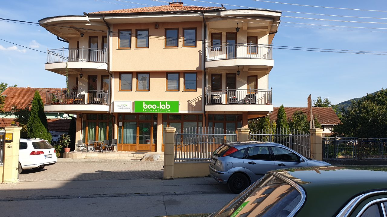 Beo-lab laboratorija Novi Pazar, Kosančićeva 55 1